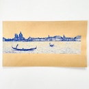 ブックカバー文庫(50枚)ベニス柄