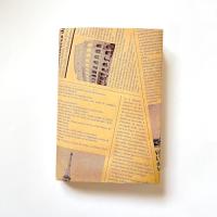 文庫サイズカバー(50枚)ニュースペーパー柄