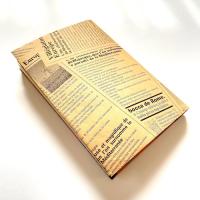 文庫サイズカバー(100枚)ニュースペーパー柄